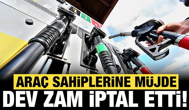 Ara&ccedil; sahiplerine m&uuml;jde: Dev zam iptal edildi