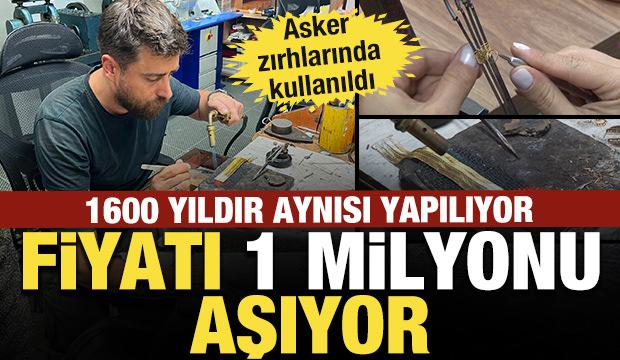 Asker zırhlarında kullanıldı: 1600 yıllık ge&ccedil;mişi var: Fiyatı 1 milyonu aşıyor