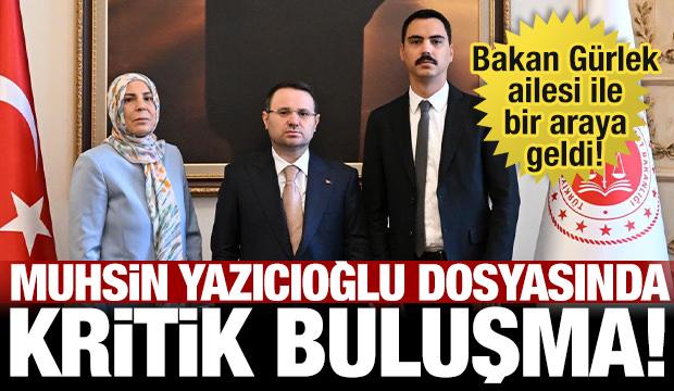 Bakan G&uuml;rlek, Muhsin Yazıcıoğlu'nun ailesiyle g&ouml;r&uuml;şt&uuml;!