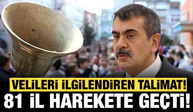 Bakan Tekin'den velileri ilgilendiren talimat: 81 il harekete ge&ccedil;ti!