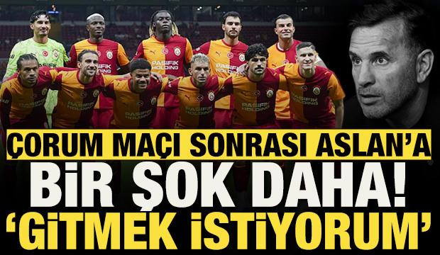 &Ccedil;orum FK ma&ccedil;ı sonrası Galatasaray'a bir şok daha! Yıldız oyuncu ayrılık kararını bildirdi