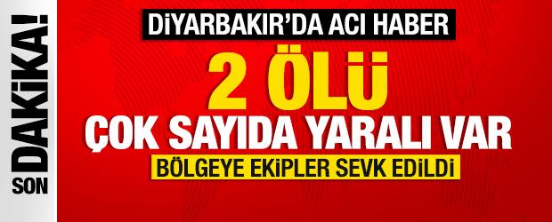 Diyarbakır'da feci kaza! &Ccedil;ok sayıda &ouml;l&uuml; ve yara var 