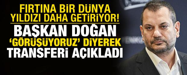 Ertuğrul Doğan 'G&ouml;r&uuml;ş&uuml;yoruz' diyerek a&ccedil;ıkladı! Fırtına bir d&uuml;nya yıldızı daha getiriyor