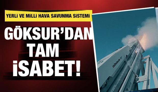 G&ouml;ksur'dan oyun değiştiren hava savunma yeteneği: Tam isabet...