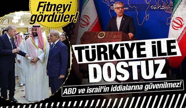 İran'dan Mekke İttifakı mesajı:  T&uuml;rkiye ile dostuz, ABD'nin iddiasına g&uuml;venilmez!