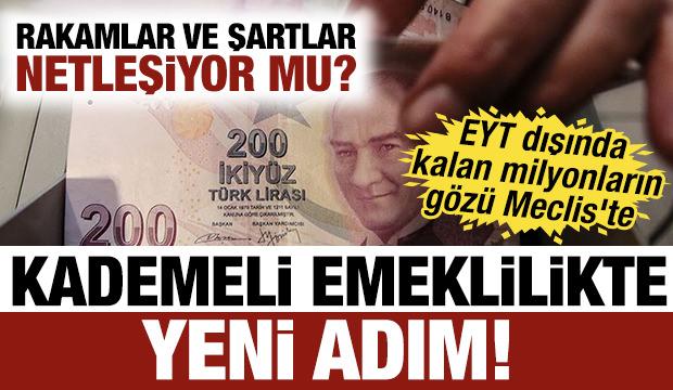Kademeli emeklilikte yeni adım! EYT dışında kalan milyonların g&ouml;z&uuml; Meclis'te 
