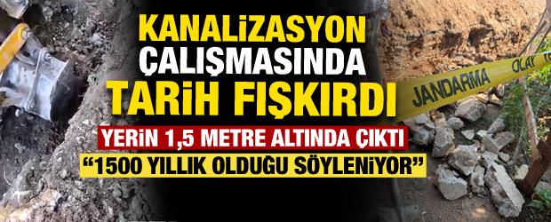 Kazma vursan tarih &ccedil;ıkıyor! Hatay&rsquo;da kanalizasyon &ccedil;alışmasında mozaik bulundu
