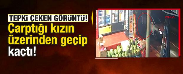 Kocaeli'de feci kaza: &Ccedil;arptığı kızın &uuml;zerinden ge&ccedil;ip ka&ccedil;tı!