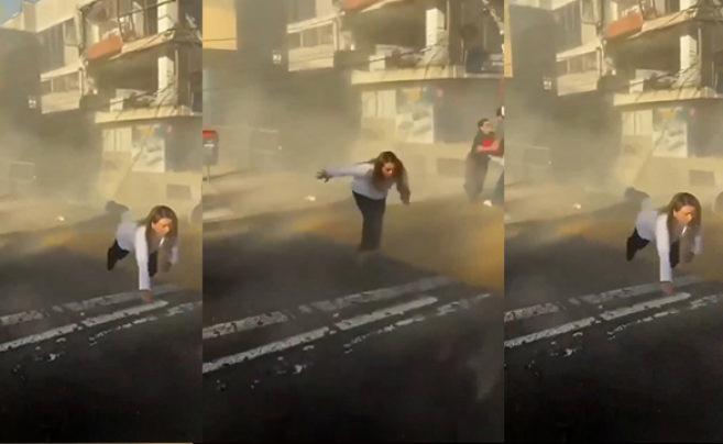 Kolombiya'da 7,4 b&uuml;y&uuml;kl&uuml;ğ&uuml;ndeki deprem anları! Felaket anları b&ouml;yle g&ouml;r&uuml;nt&uuml;lendi