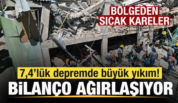Kolombiya'da b&uuml;y&uuml;k yıkım! Bilan&ccedil;o ağırlaşıyor! B&ouml;lgeden sıcak kareler