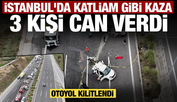 Kuzey Marmara Otoyolu&rsquo;nda feci kaza! 1&rsquo;i &ccedil;ocuk 3 kişi hayatını kaybetti
