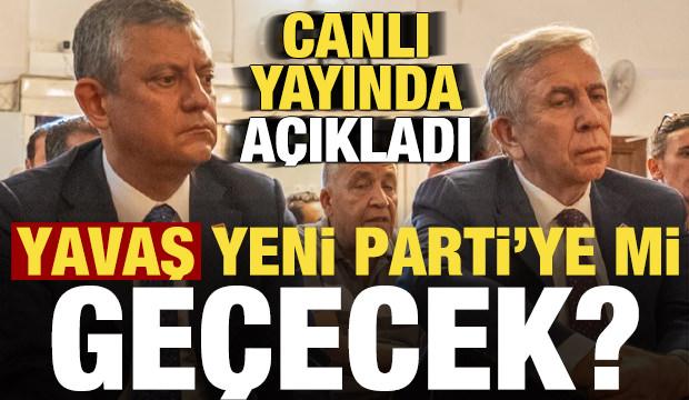 Mansur Yavaş, Yeni Partiye mi ge&ccedil;ecek? CHP'li isim canlı yayında duyurdu...