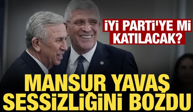 Mansur Yavaş'tan İYİ Parti iddialarına yanıt: 'A&ccedil;ık&ccedil;a ifade ediyorum...'