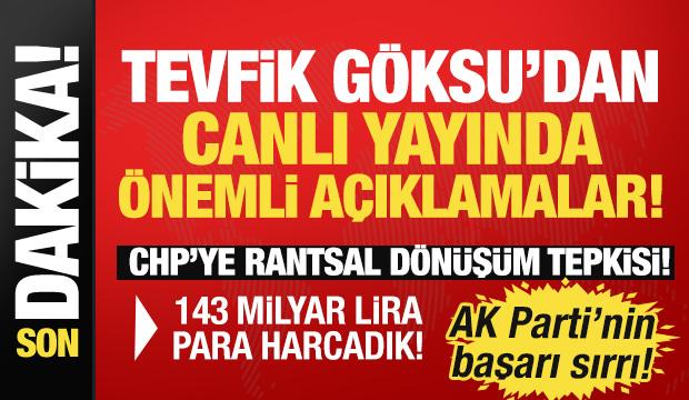 Mehmet Tevfik G&ouml;ksu'dan canlı yayında CHP'ye rantsal d&ouml;n&uuml;ş&uuml;m tepkisi!