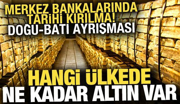  Merkez bankalarının altın talebi s&uuml;r&uuml;yor! T&uuml;rkiye Avrupa ekonomilerini geride bıraktı