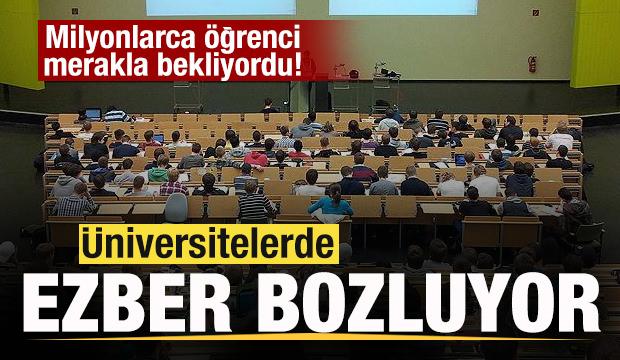 Milyonlarca &ouml;ğrenci merakla bekliyordu! &Uuml;niversitelerde ezber bozacak d&uuml;zenleme!
