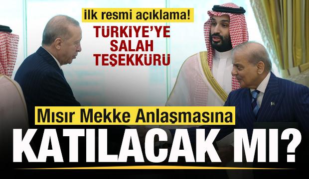 Mısır Mekke İttifakına katılacak mı? Son dakika a&ccedil;ıklaması! T&uuml;rkiye'ye Salah teşekk&uuml;r&uuml;