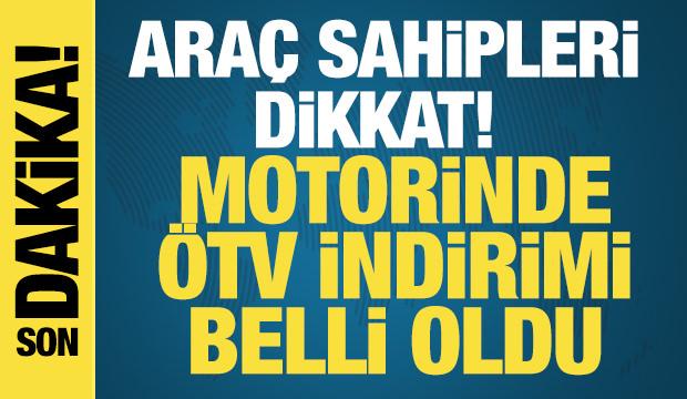 Motorinde "kademeli &Ouml;TV" uygulamasıyla 9 lira indirim oldu
