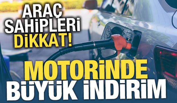 Motorinde "kademeli &Ouml;TV" uygulamasıyla 9 lira indirim oldu