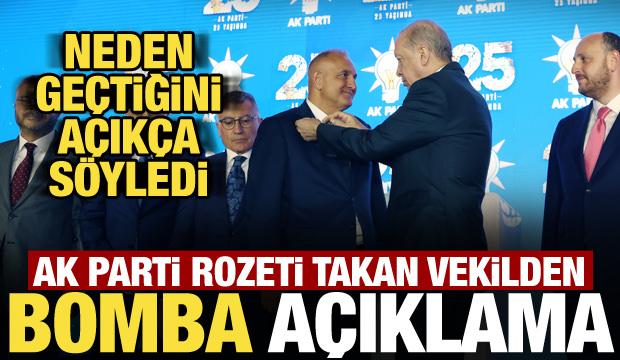 &Ouml;mer Karakaş sessizliğini bozdu! AK Parti&rsquo;ye ge&ccedil;işinin nedenini a&ccedil;ıkladı