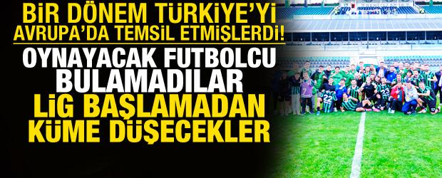 Oynayacak futbolcu bulamadılar! Efsane takım daha lig başlamadan k&uuml;me d&uuml;şecek