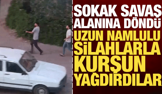 Şanlıurfa'da sokak savaş alanına d&ouml;nd&uuml;: Uzun namlulu silahlarla kurşun yağdırdılar