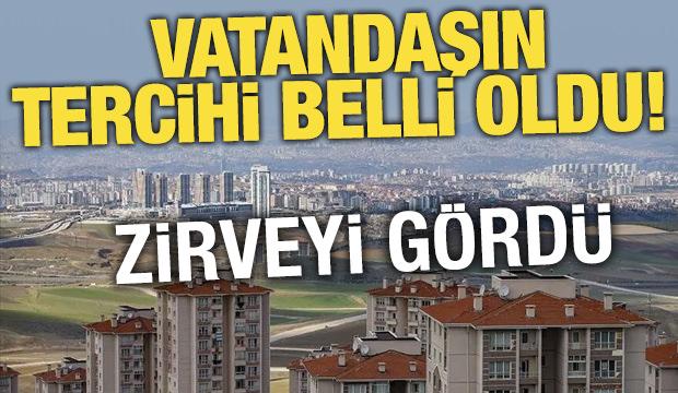 Sıfır konut alımı 4 yılın zirvesinde!