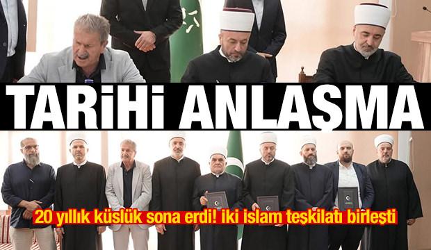 20 yıllık k&uuml;sl&uuml;k sona erdi: İki İslam teşkilatı birleşti