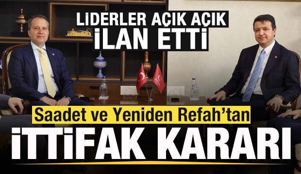 Siyaset g&uuml;ndemini hareketlendiren buluşma! Yeniden Refah ve Saadet'ten ittifak kararı