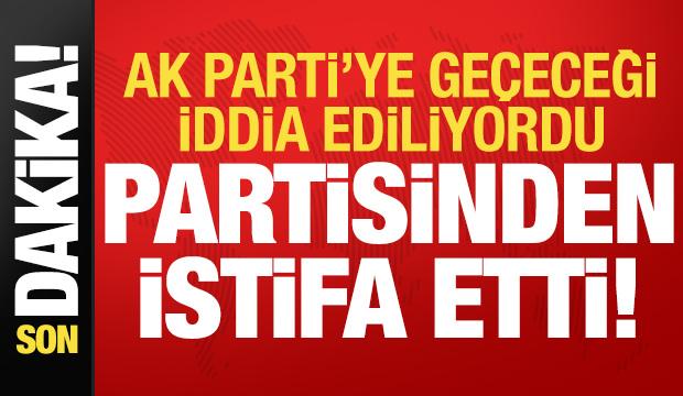 Son dakika haberi: İYİ Parti Milletvekili Mehmet Mustafa G&uuml;rban partisinden istifa etti!