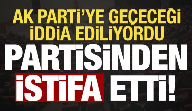 Son dakika haberi: İYİ Parti Milletvekili Mehmet Mustafa G&uuml;rban partisinden istifa etti!