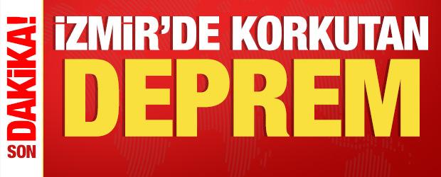 Son dakika: İzmir'de 3,8 b&uuml;y&uuml;kl&uuml;ğ&uuml;nde deprem meydana geldi