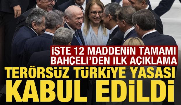 Son Dakika: Ter&ouml;rs&uuml;z T&uuml;rkiye yasası Meclis'te kabul edildi: İşte 12 maddenin tamamı