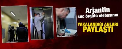 Su&ccedil; &ouml;rg&uuml;t&uuml; elebaşının kıskıvrak yakalandığı anlar ortaya &ccedil;ıktı!