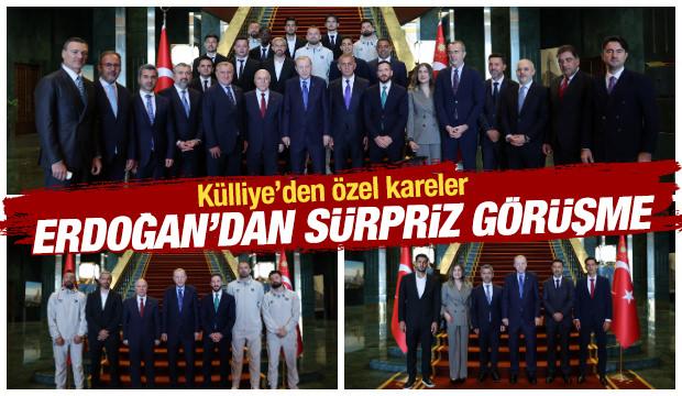 S&uuml;per Lig'e y&uuml;kselen takımlardan Cumhurbaşkanı Erdoğan'a s&uuml;rpriz ziyaret