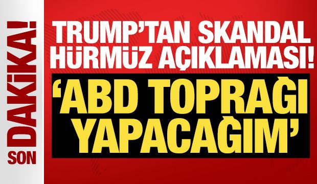 Trump'tan skandal H&uuml;rm&uuml;z Boğazı kararı: T&uuml;m d&uuml;nyaya duyurdu