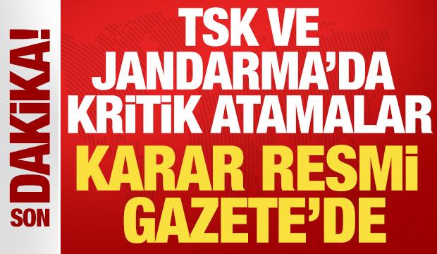 TSK, Jandarma ve Sahil G&uuml;venlik'te kritik atamalar