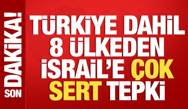 T&uuml;rkiye dahil 8 &uuml;lke, İsrail'in Gazze kararını kınadı