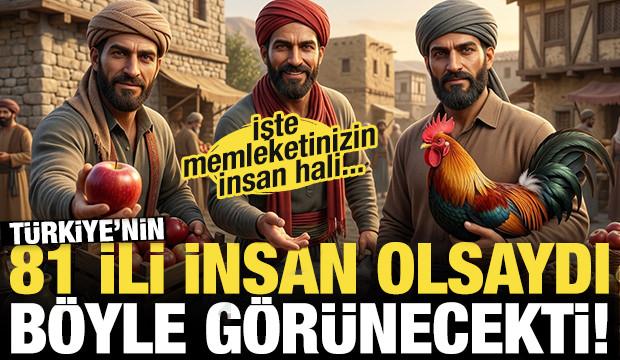 T&uuml;rkiye&rsquo;nin 81 İli insan olsaydı işte b&ouml;yle g&ouml;r&uuml;necekti! İşte memleketinizin insan hali...