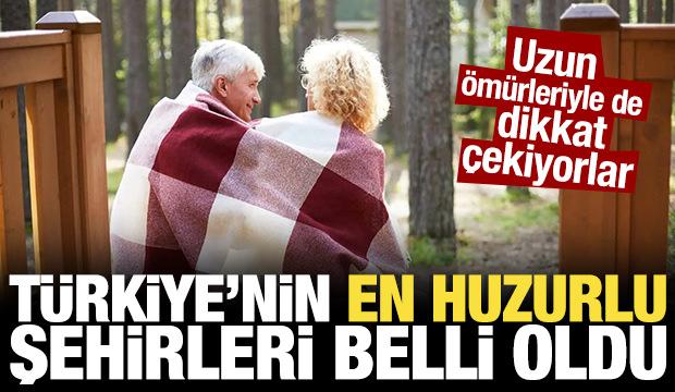 T&uuml;rkiye'nin en huzurlu şehirleri! Ortalama yaşam en uzun bu illerde