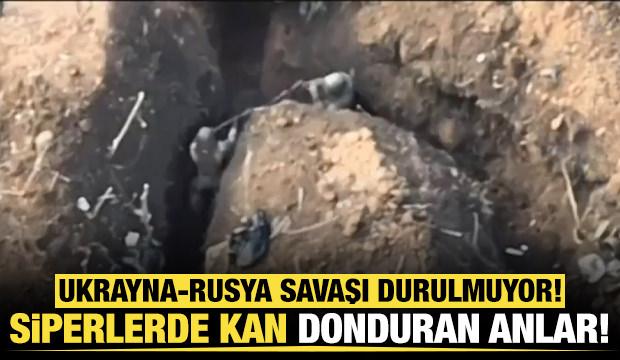 Ukrayna ve Rusya arasında kan donduran siper savaşları! İşte o g&ouml;r&uuml;nt&uuml;ler