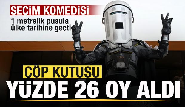 &Uuml;lke tarihine ge&ccedil;en se&ccedil;im! Oy pusulası 1 metreye ulaştı! '&Ccedil;&ouml;p Kutusu' y&uuml;zde 26 oy aldı! 