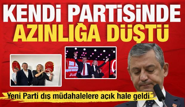 Yeni Parti&rsquo;de b&uuml;y&uuml;k b&ouml;l&uuml;nme: &Ouml;zg&uuml;r &Ouml;zel kendi kurduğu partide azınlığa d&uuml;şt&uuml;