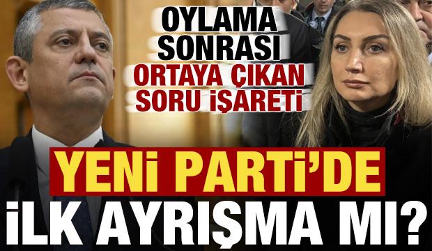TBMM'deki oylama sonrası ortaya &ccedil;ıkan soru işareti: Yeni Parti'de ilk ayrışma mı?
