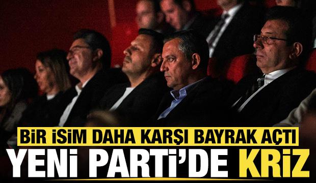 Yeni Parti'de kriz b&uuml;y&uuml;yor: Bir isim daha karşı bayrak a&ccedil;tı