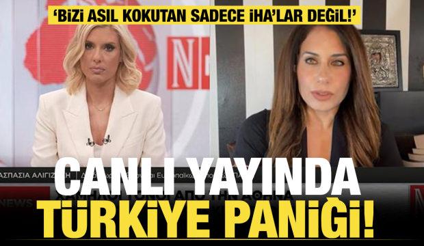 Yunan canlı yayınında panik itirafı: Bizi asıl korkutan İHA'lar değil