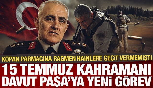 15 Temmuz hain darbe girişiminde kışlasını teslim etmeyen Davut Ala paşaya yeni g&ouml;rev