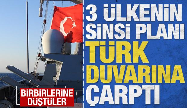 3 &uuml;lkenin sinsi planı T&uuml;rk duvarına &ccedil;arptı: Birbirlerine d&uuml;şt&uuml;ler