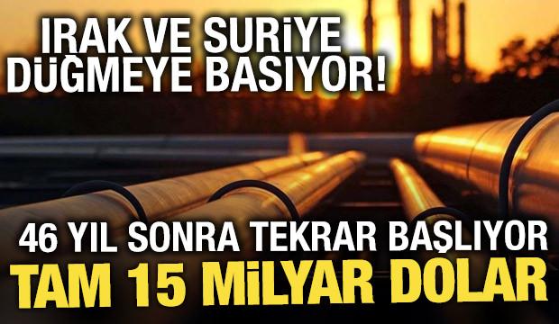 46 yıl sonra yeniden canlanacak! Ortadoğu'da yeni ham petrol hattı i&ccedil;in tarih belli oldu