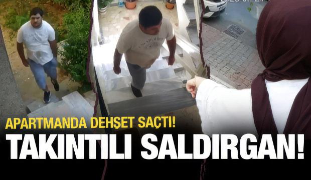 Sultangazi&rsquo;de takıntılı şahıs apartmanda dehşet sa&ccedil;tı